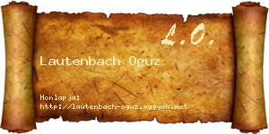 Lautenbach Oguz névjegykártya